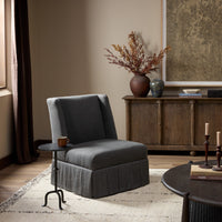 Pleated Skirt Lounge Chair