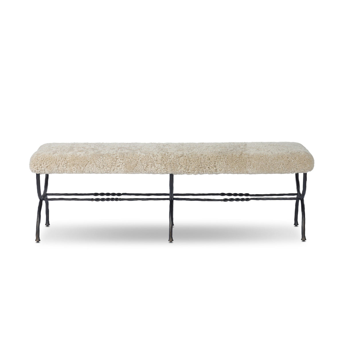 Shearling Bench