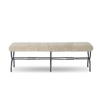 Shearling Bench
