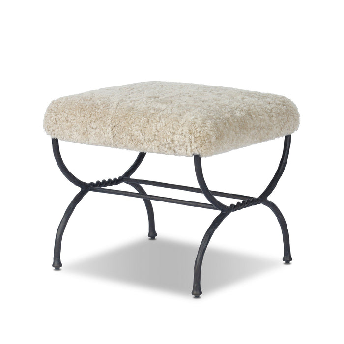 Shearling Accent Stool
