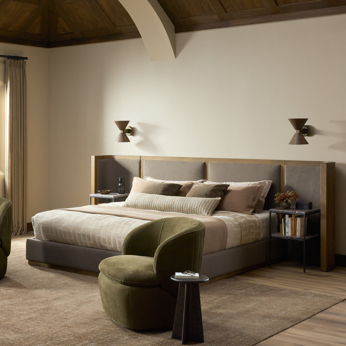 Panel King Size Bed