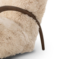Mongolian Fur Settee