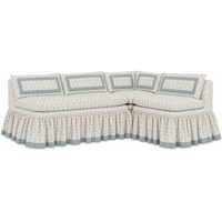 Custom Slipcovered Dining Banquette