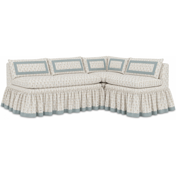 Custom Slipcovered Dining Banquette