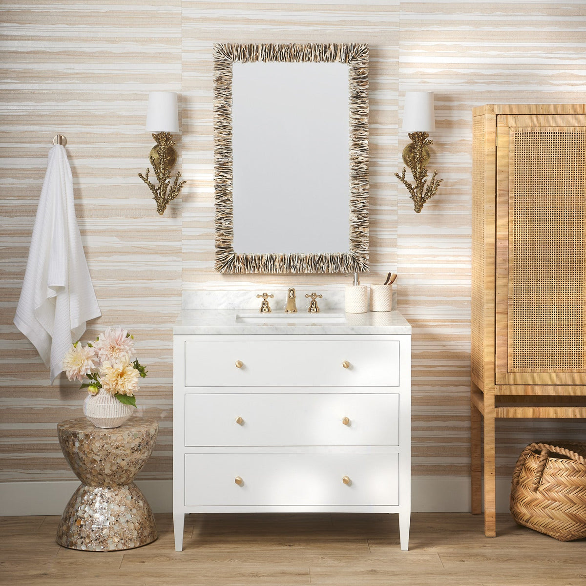 Jarin 36" Designer White Vanity