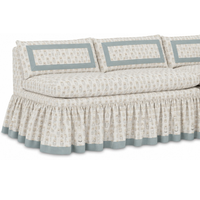 Custom Slipcovered Dining Banquette