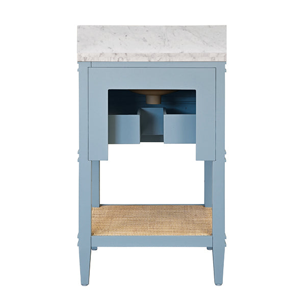 Blue Lacquer Bath Vanity