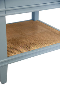 Blue Lacquer Bath Vanity