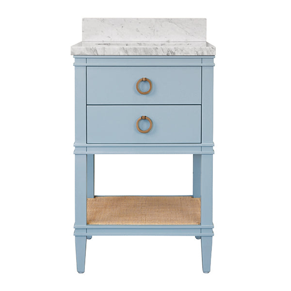 Blue Lacquer Bath Vanity