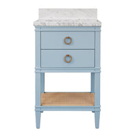 Blue Lacquer Bath Vanity