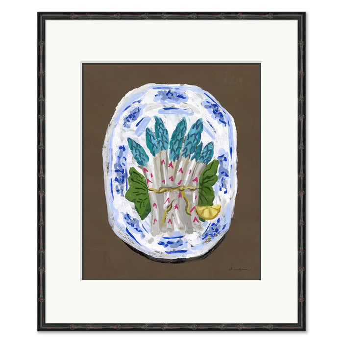 Blue Asparagus on Delft