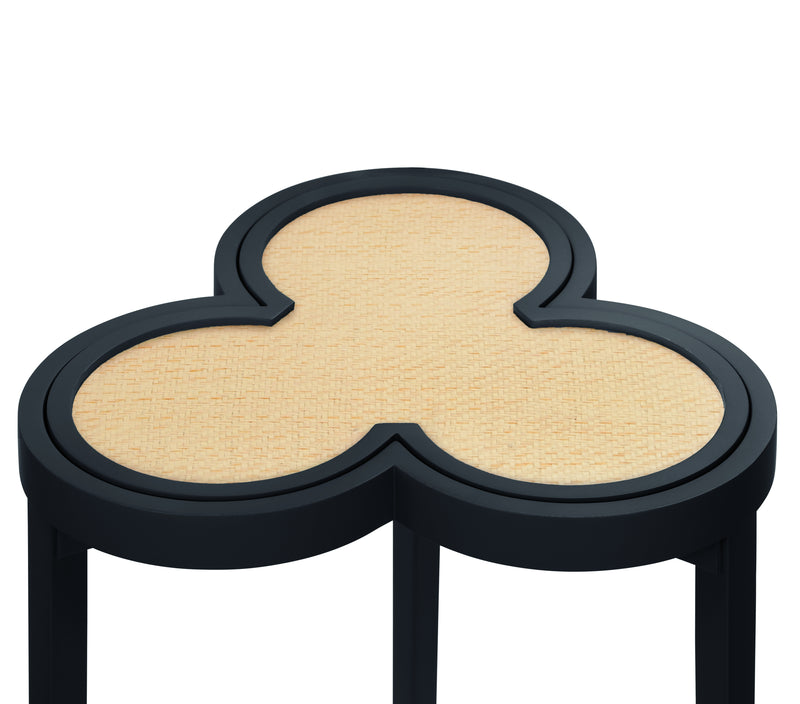 Navy Clover Drink Table