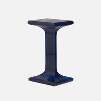 Cobalt Resin Outdoor Side Table