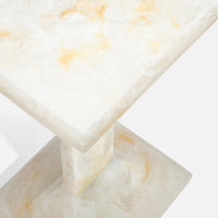 Sand Resin Outdoor Side Table