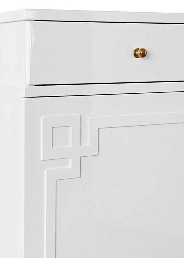 White 2-Drawer Cabinet