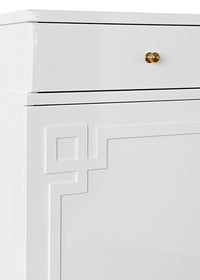 White 2-Drawer Cabinet