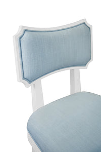 Blue & White Dining Chair