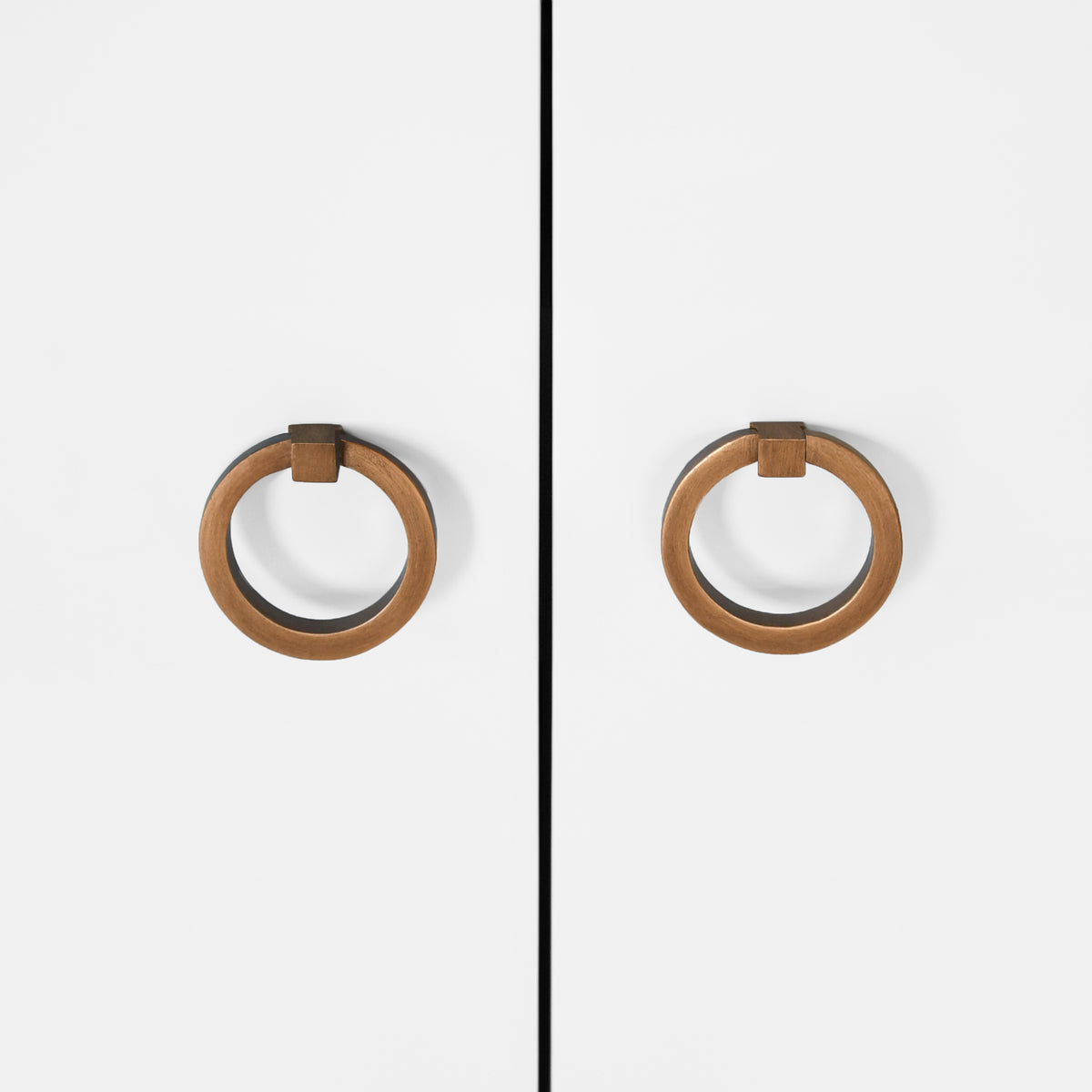 White Lacquer Scalloped Vanity