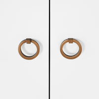 White Lacquer Scalloped Vanity