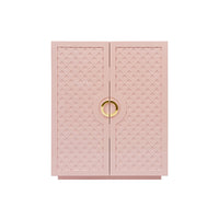 Pink 2 Door Cabinet
