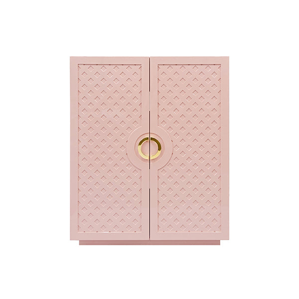 Pink 2 Door Cabinet