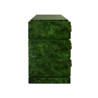 Emerald Burl Wood Chest