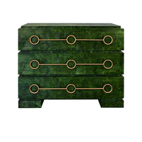 Emerald Burl Wood Chest