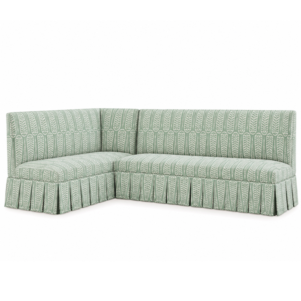 Custom Slipcovered Dining Banquette