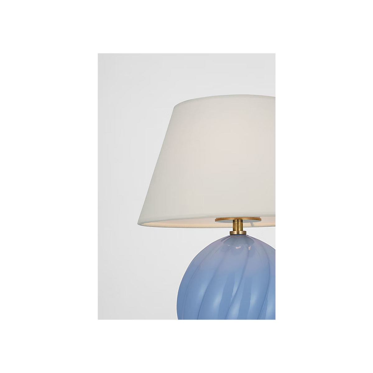 Talia 13" Blue Cordless Accent Lamp