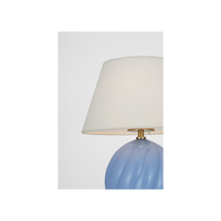 Talia 13" Blue Cordless Accent Lamp