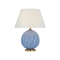 Talia 13" Blue Cordless Accent Lamp
