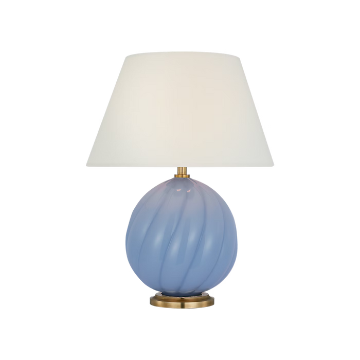 Talia 13" Blue Cordless Accent Lamp