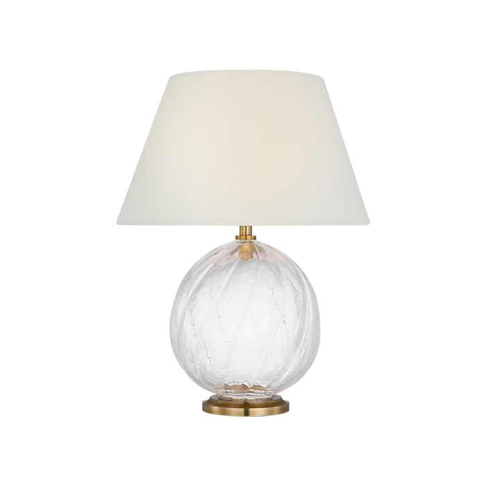 Talia 13" Clear Glass Cordless Accent Lamp