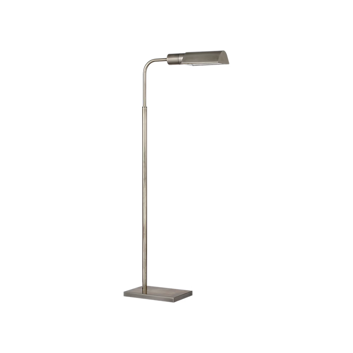 Studio Adjustable Antique Nickel Cordless Pharmacy Floor Lamp
