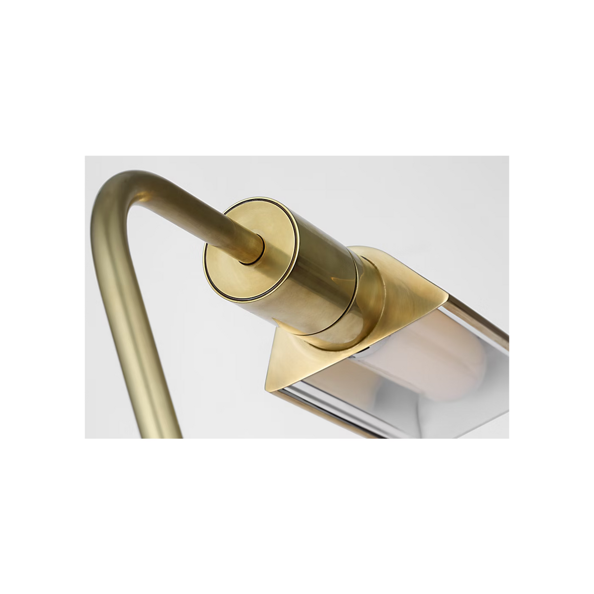Studio Adjustable Hand Rubbed Antique Brass Cordless Pharmacy Floor Lamp