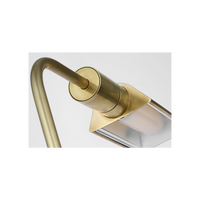 Studio Adjustable Hand Rubbed Antique Brass Cordless Pharmacy Floor Lamp