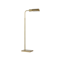 Studio Adjustable Hand Rubbed Antique Brass Cordless Pharmacy Floor Lamp
