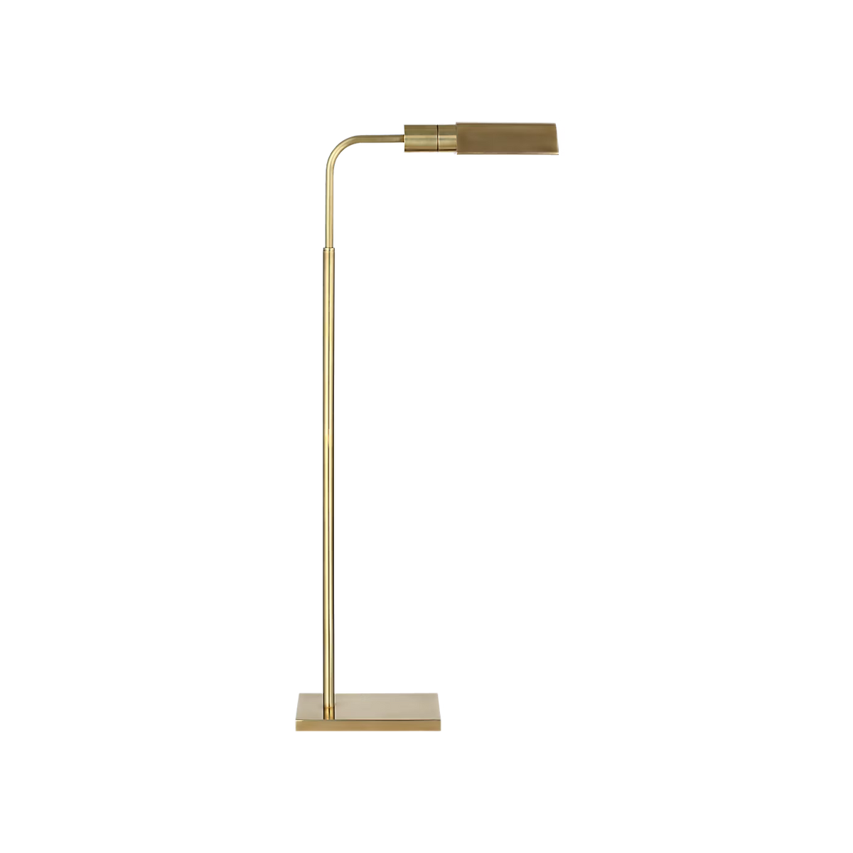 Studio Adjustable Hand Rubbed Antique Brass Cordless Pharmacy Floor Lamp