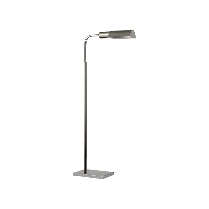 Studio Adjustable Polished Nickel Cordless Pharmacy Floor Lamp