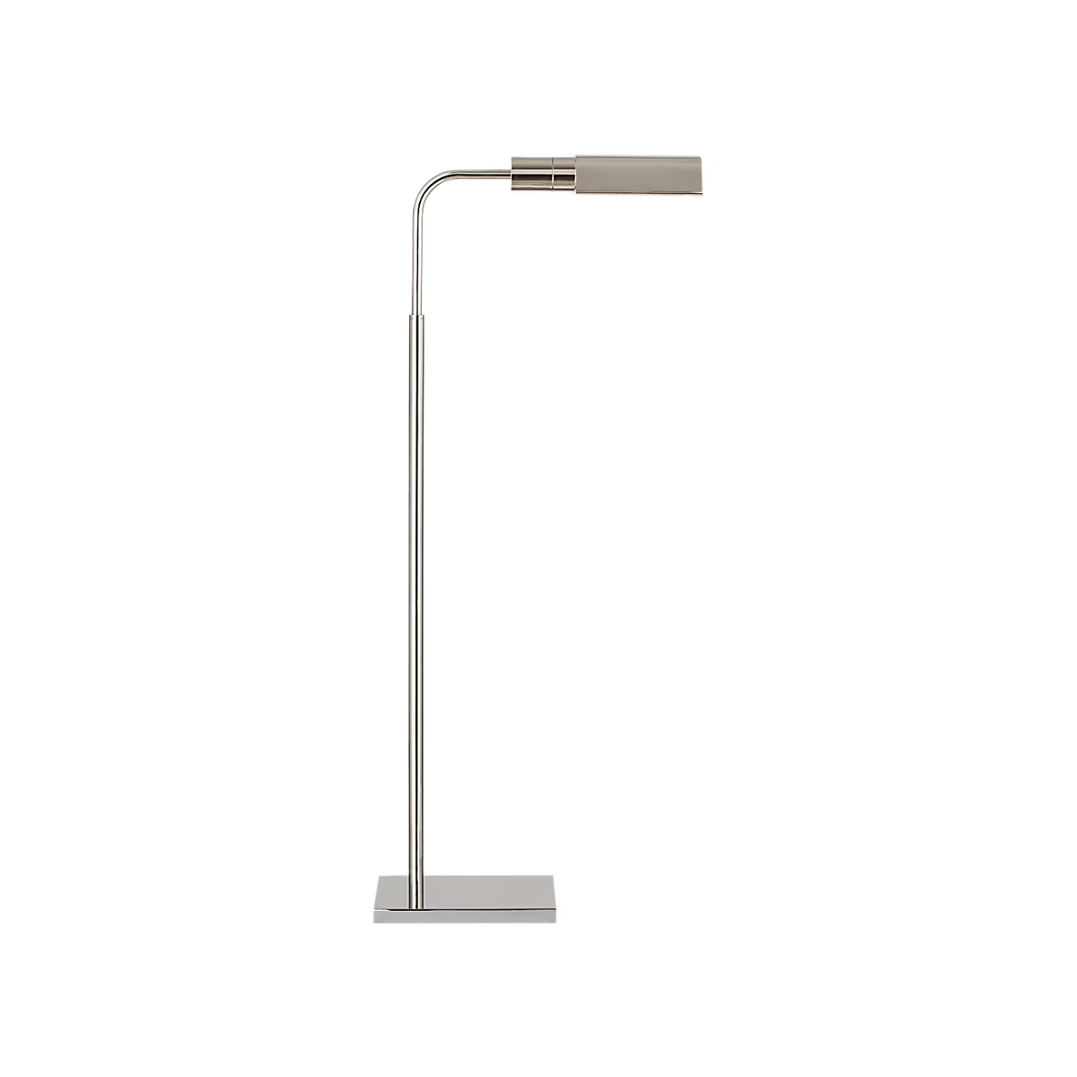 Studio Adjustable Polished Nickel Cordless Pharmacy Floor Lamp