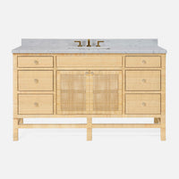 Isla 60" 2 Door Single Sink Vanity