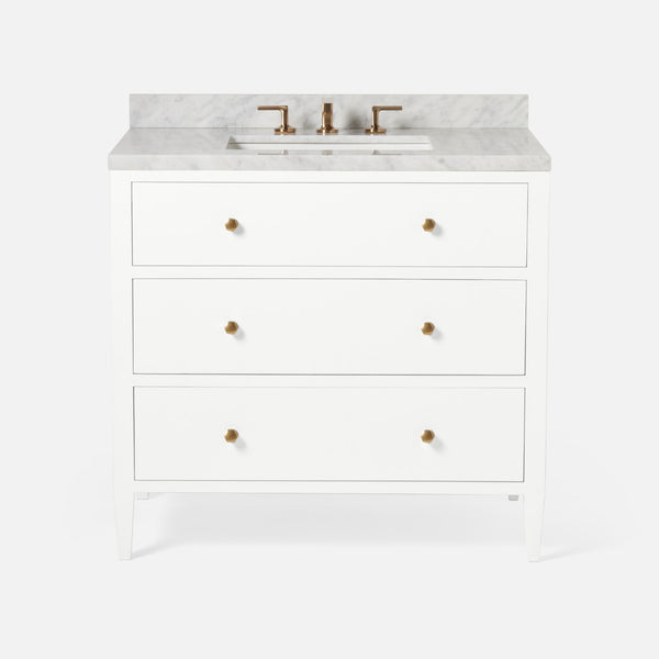Jarin 36" Designer White Vanity
