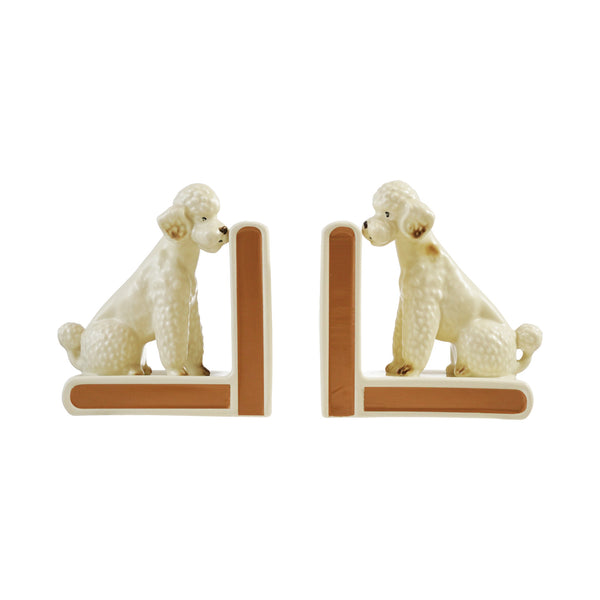 Poodle Shaped Bookends, Set of 2