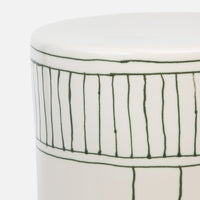 Black & White Outdoor Stool