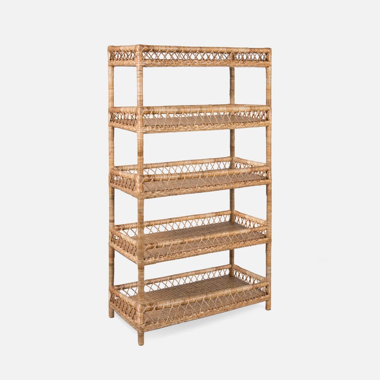 Rattan Bookcase