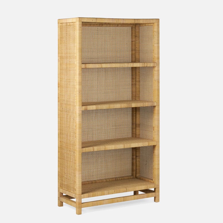 Lola Rattan Bookcase