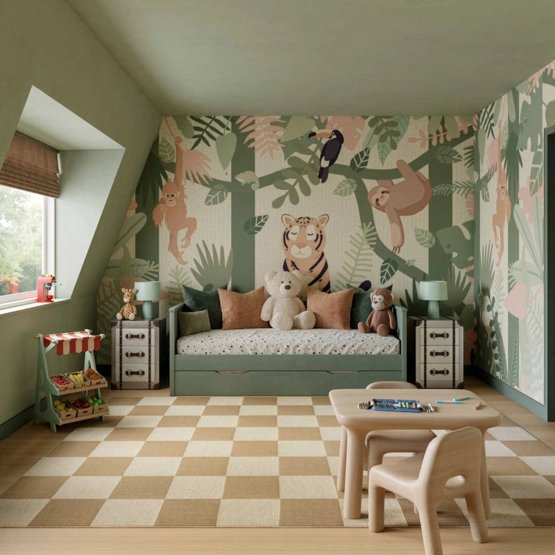 Washable Modern Jute