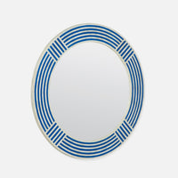 Navy Bone Mirror