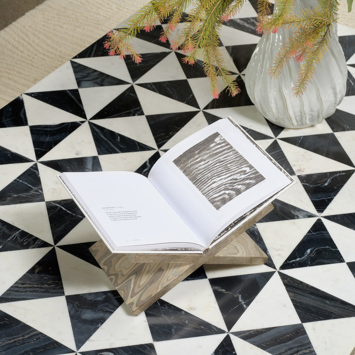 Marbleized Veneer Book Holder