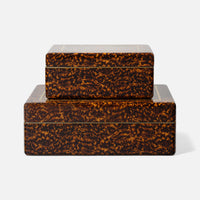 High-Gloss Faux Tortoise Box Set